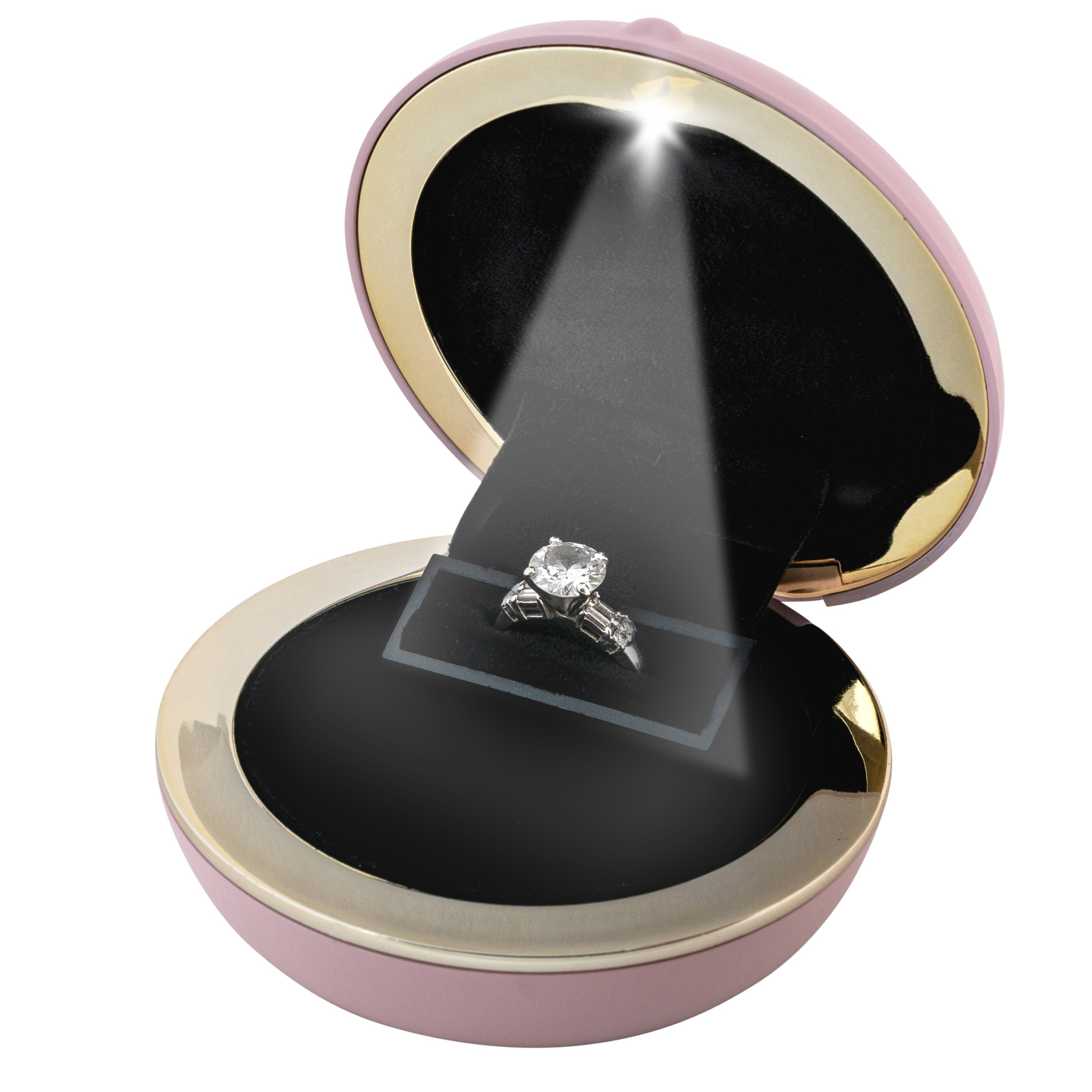 Novel Box SLIM LED Lighted Wedding Engagement Proposal Jewelry Ring Box Novel Box SLIM LED Lighted Wedding Engagement Proposal Jewelry Ring Box