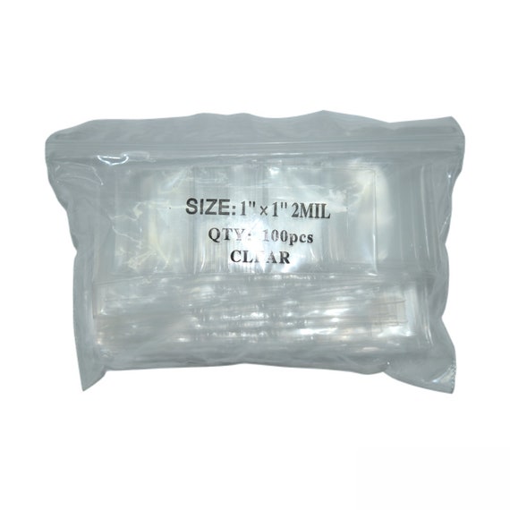 Novel Box Clear 2 Mil Zip Lock Seal Plastic Bags for Jewelry Pill