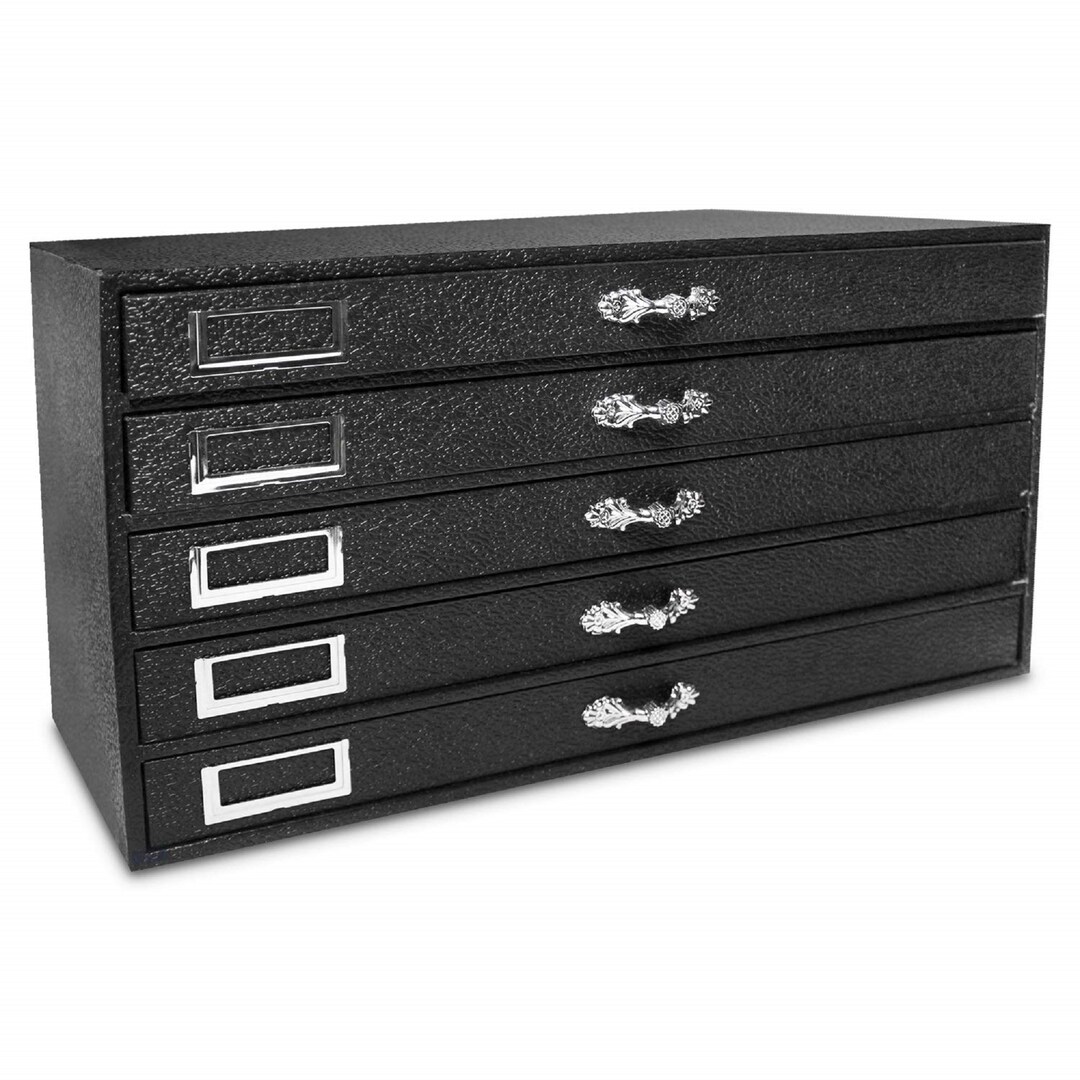 Novel Box™ 5 Drawer Jewelry Hobby Gem Organizer Display Case W/ 250