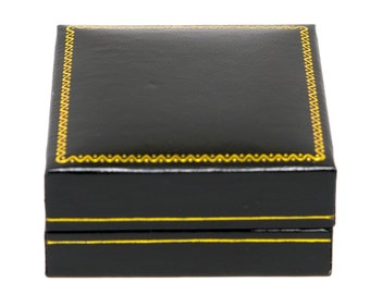 Novel Box™ Jewelry Earring Tree Box Display Case in Black Leatherette
