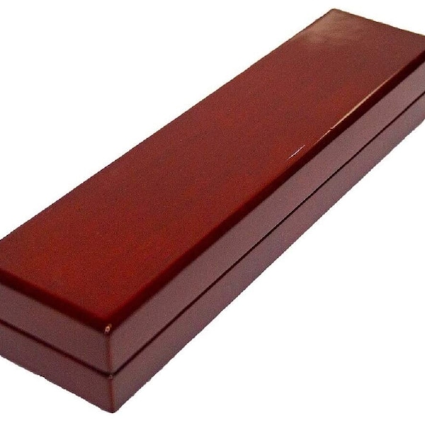 Novel Box™ Cherry Wood Jewelry Bracelet Display Box