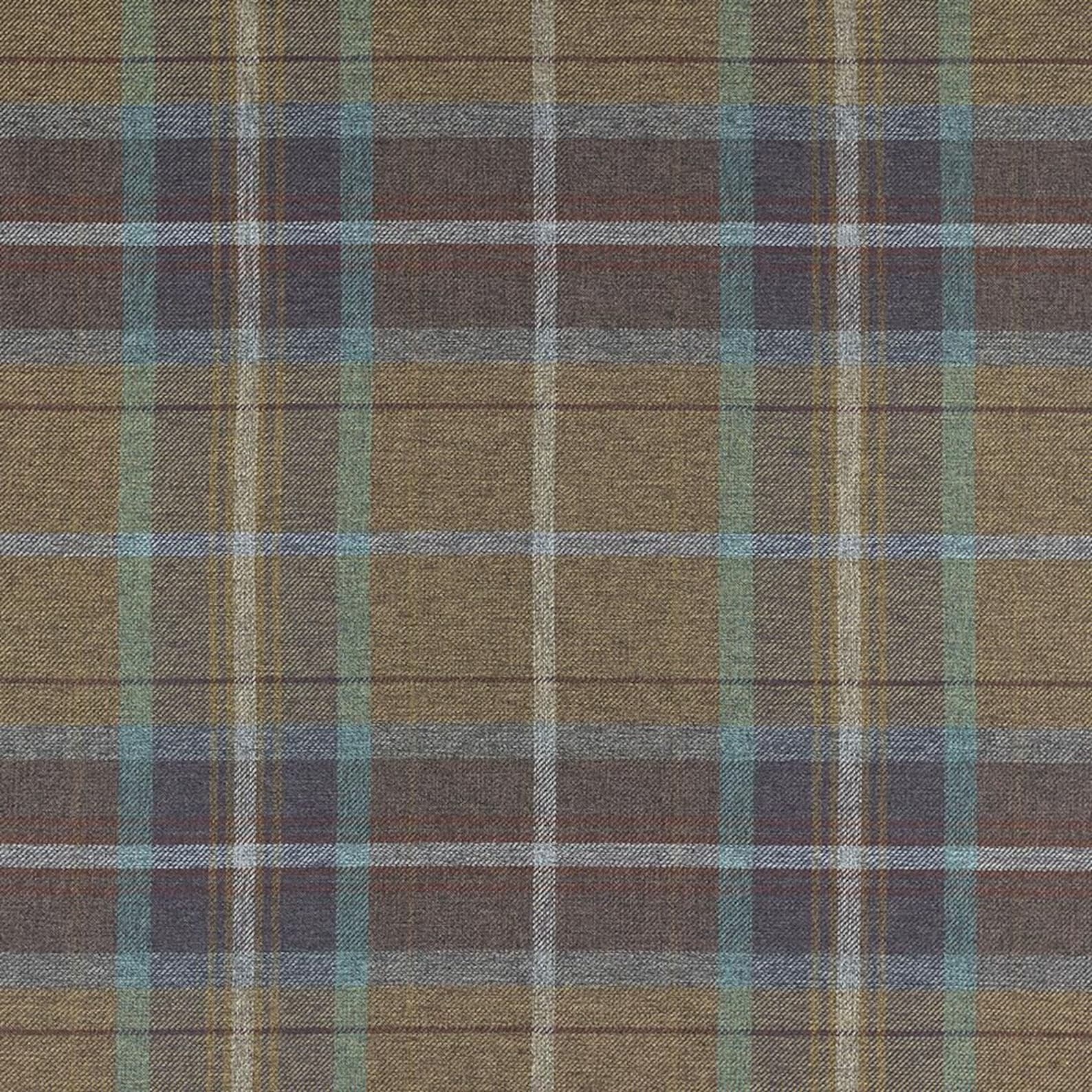 Shetland Tartan Faux Wool Upholstery Fabric Bedlington Etsy UK