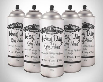 Heavy Duty Contact Adhesive Spray Glue - Full Case x 12 Tins