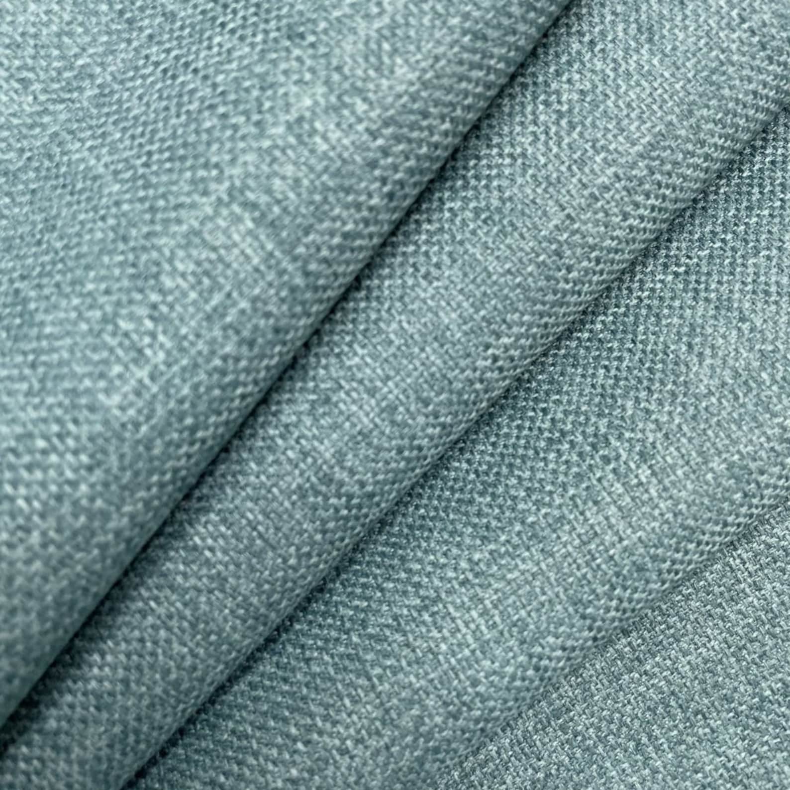 Soft Plain Linen Look Designer Upholstery Fabric Duck Egg Etsy UK