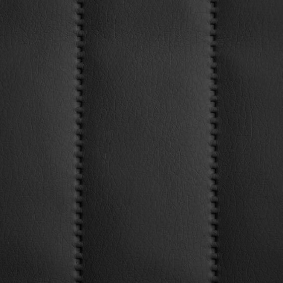 Quilted Faux Leather Fabric by the Metre Vertical Fluted Stripe
