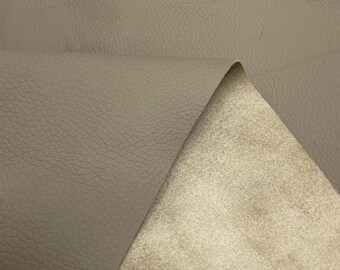 Real Leather Hide - Mushroom 140L x 90W