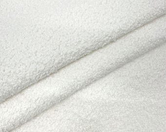 Boucle Upholstery Fabric | Soft Sherpa, Teddy Fleece, Fire Retardant - Sold By The Metre