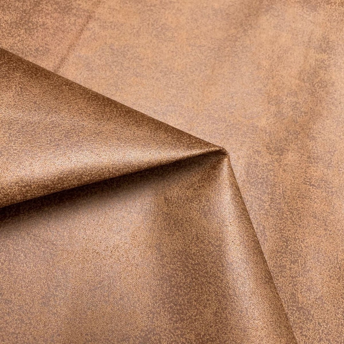 Nevada Antique Leather Suede Upholstery Fabric Tan | Etsy