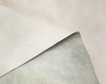 Real Leather Hide - Chalk 246L x 200W