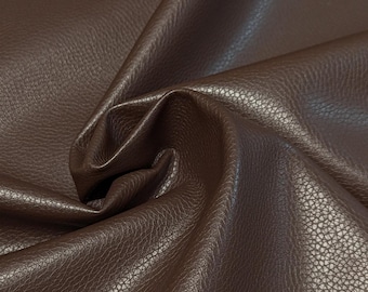 Amarillo Faux Leather Upholstery Fabric by the Metre