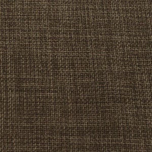 May include: Close-up of a brown woven fabric with a subtle texture. The fabric has a tight weave and a slightly rough feel.