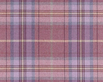 Shetland Tartan Faux Wool Upholstery Fabric By The Metre - Bichon