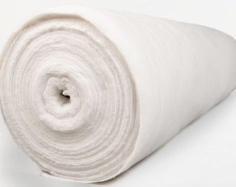 Thick 100% Cotton Thermal Curtain Interlining By The Metre