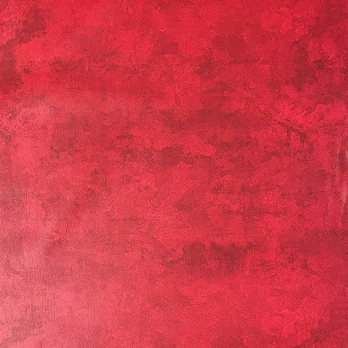 Heavy Feel Faux Leather PVC Upholstery Fabric Red Etsy