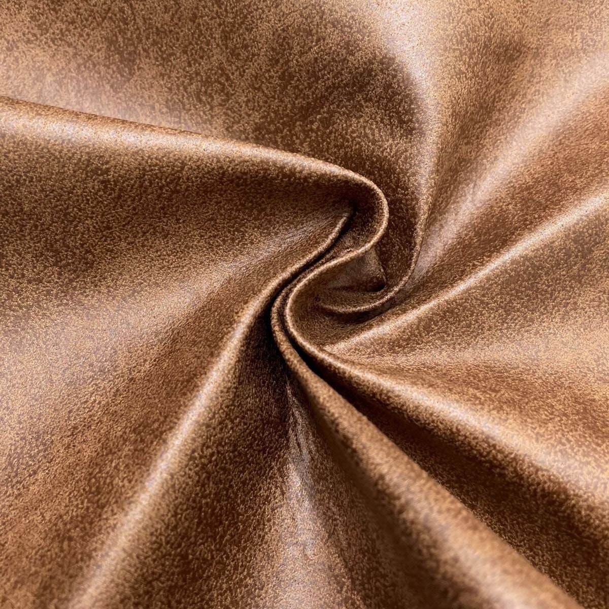Faux Leather Upholstery Fabric. Flame Retardant Material to Cover Chairs  140cm Wide Medium Grain Vinyl Leatherette Plain Colored 