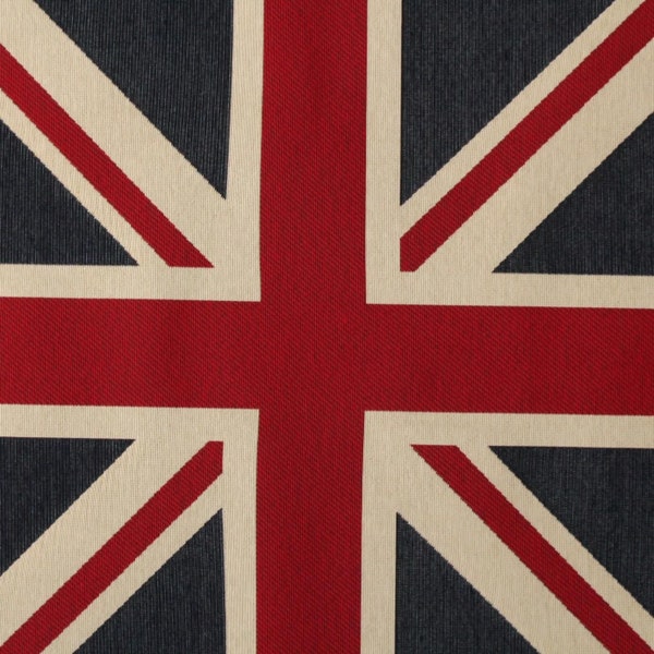 Large Union Jack Upholstery Cushion Flag Panel 70cm x 70cm Furnishing Fabric, Flag Upholstery Fabric, British Flag Upholstery Panel