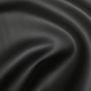 Fire Retardant Faux Leather Upholstery Vinyl Fabric By The Metre - Black