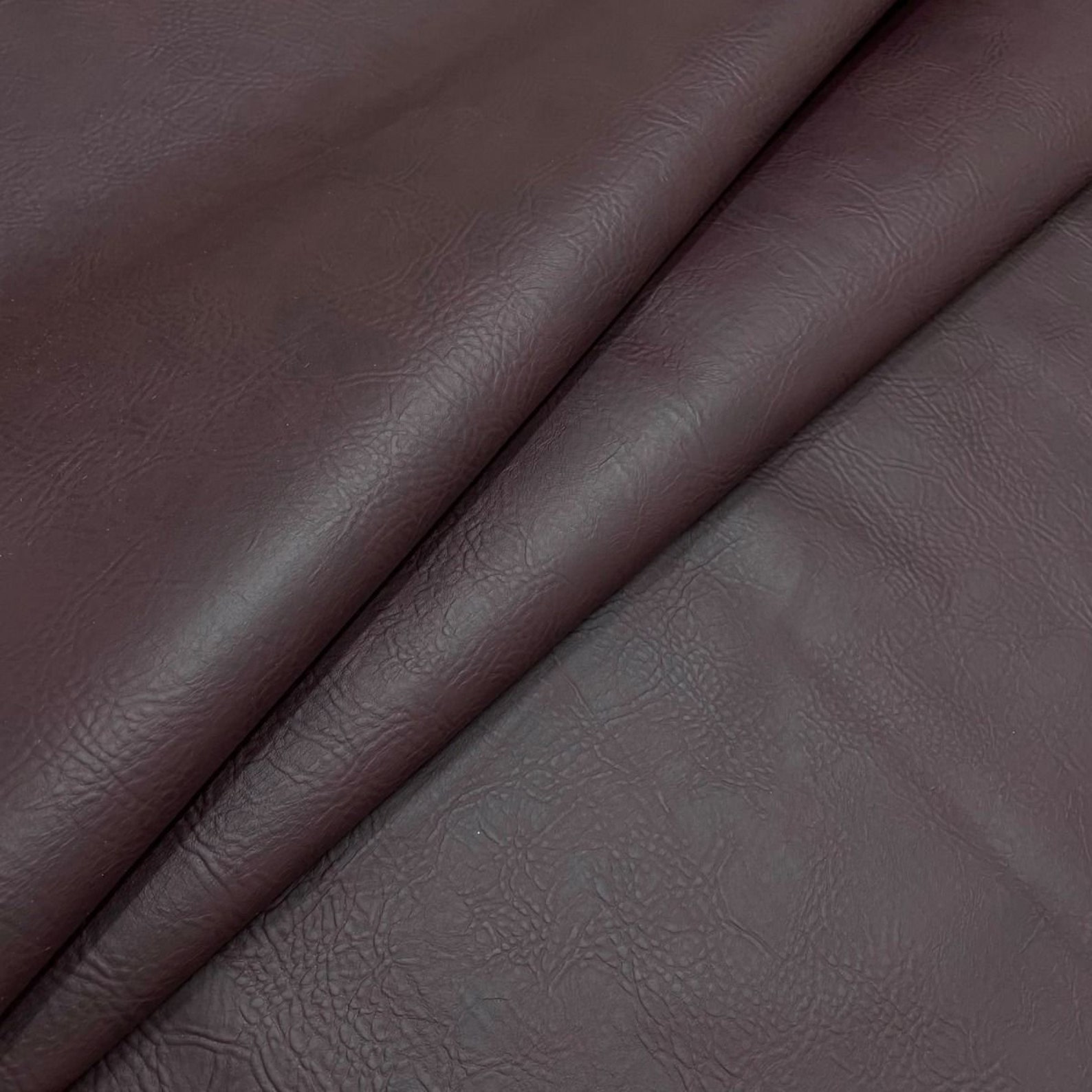 Luxury Faux Leather Fire Retardant Upholstery Fabric Dark Etsy UK