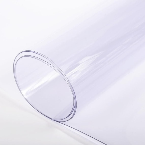 Clear PVC Sheeting, 0.15mm Thick Vinyl Protective Fabric Sold by The Metre