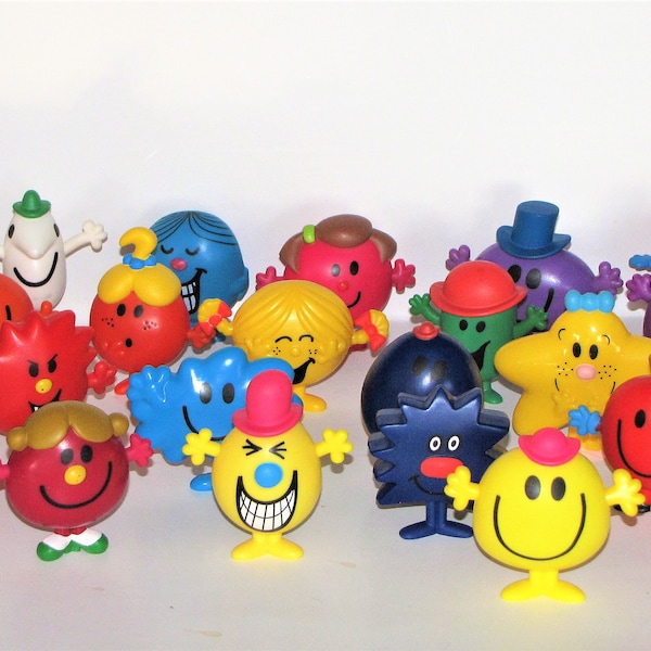 YOU CHOOSE - Little Miss & Mr. Men figures from McDonalds - PICK all you need