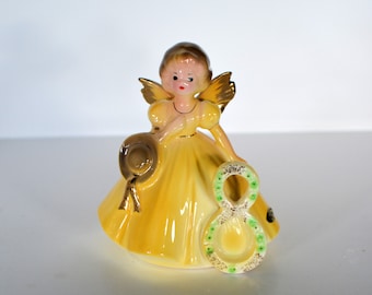 Vintage JOSEF ORIGINALS Eight Year Old Girl Angel Figurine