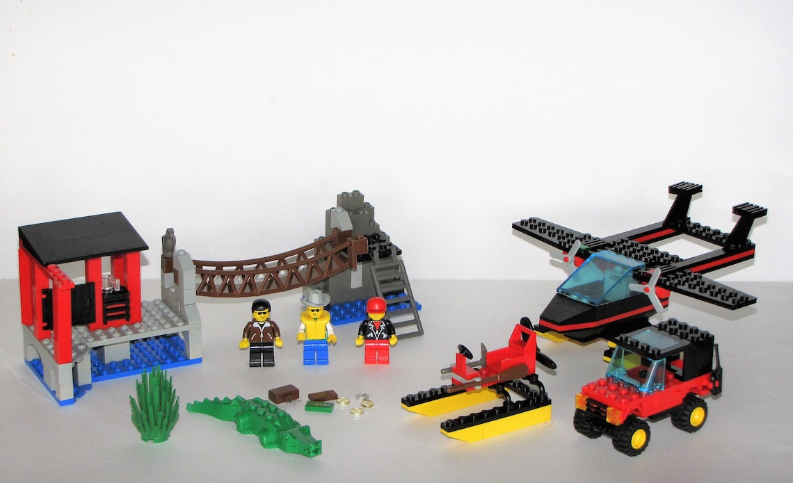 Vintage LEGO city GATOR LANDING multi unit set 6563 1996 Etsy Nederland