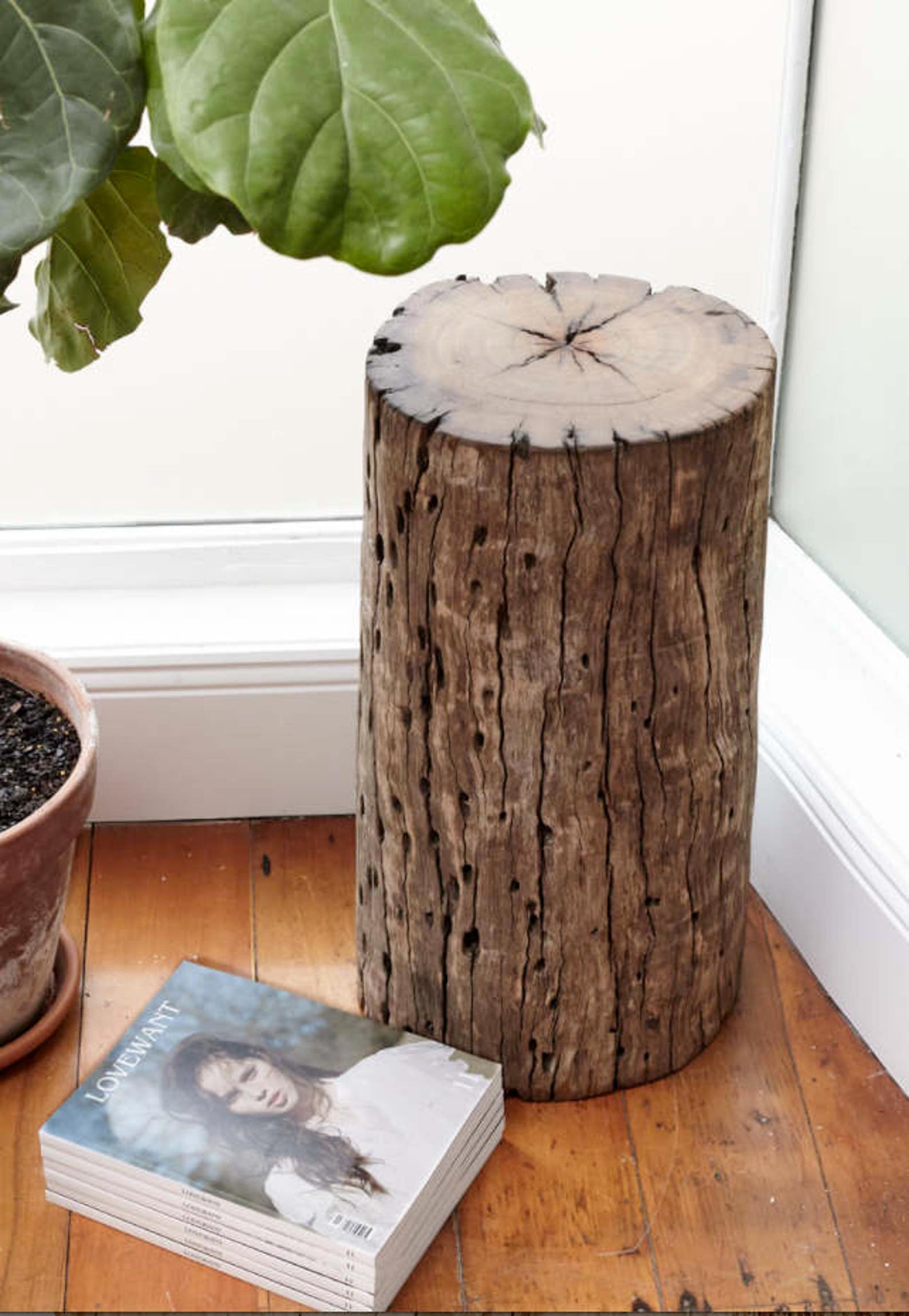 Oak Timber Stump Stool Etsy Australia