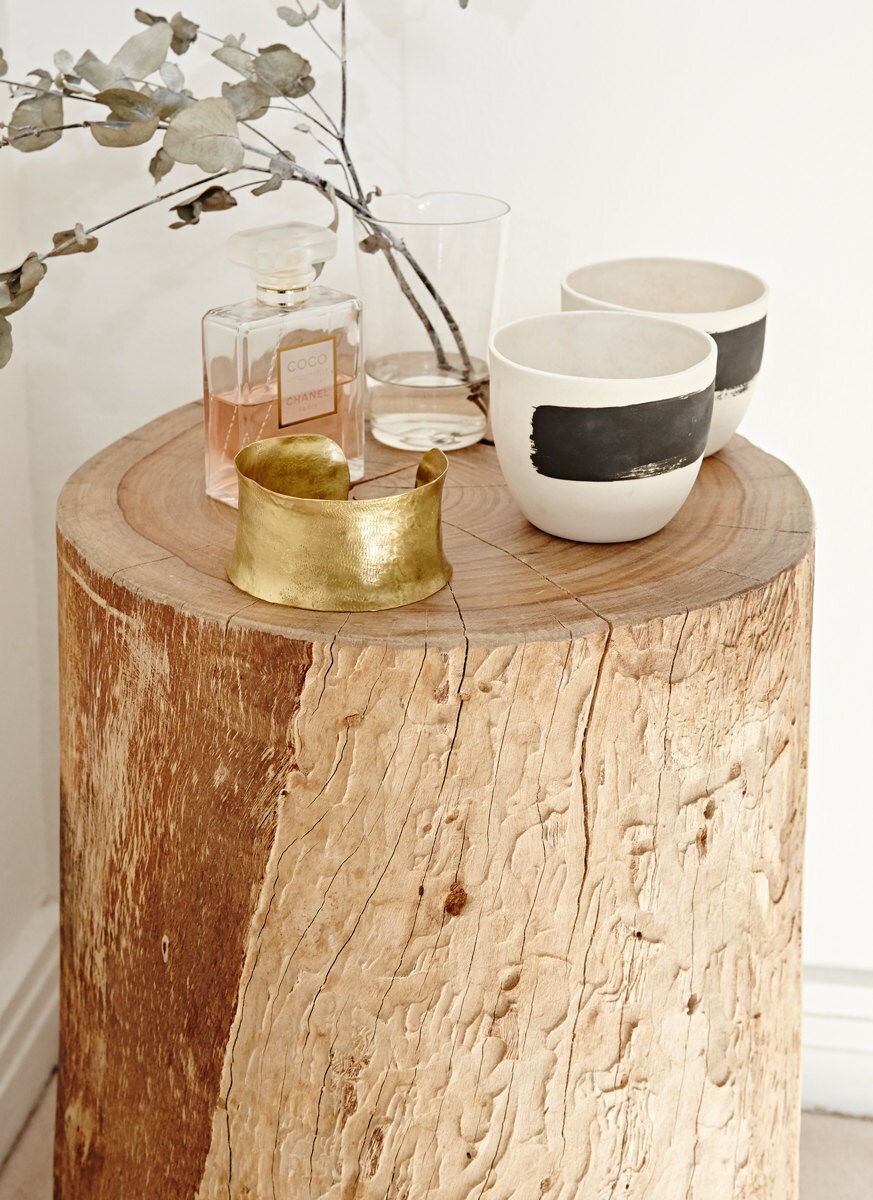 Timber Stump Stool Etsy