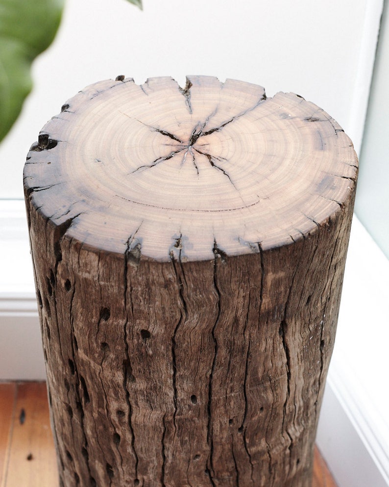 Oak Timber Stump Stool Etsy Australia