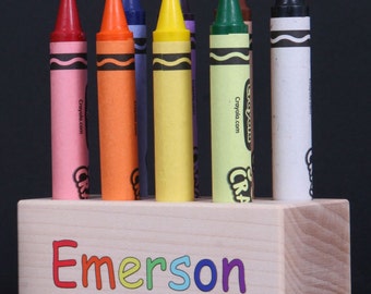 Jumbo Crayon Holder - Personalized