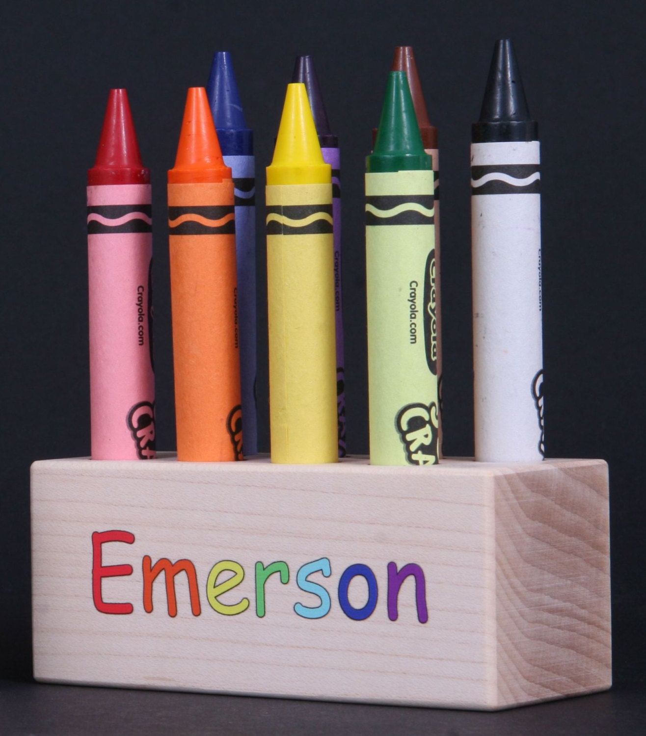 Jumbo Crayon Holder Personalized 