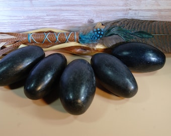 Black Shiva Lingam 4"
