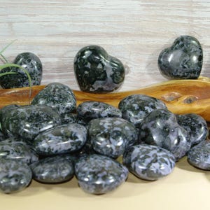 Gabbro Heart, Merlinite Heart, Indigo Heart