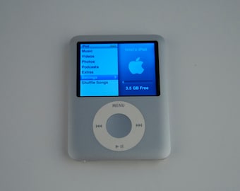 4GB 3rd Gen Apple Ipod Nano Silver - Etsy 日本 4GB 3rd Gen Apple Ipod Nano Silver - Etsy 日本