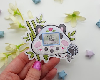 Panda Virtual Pet Sticker - Matte Weatherproof Vinyl