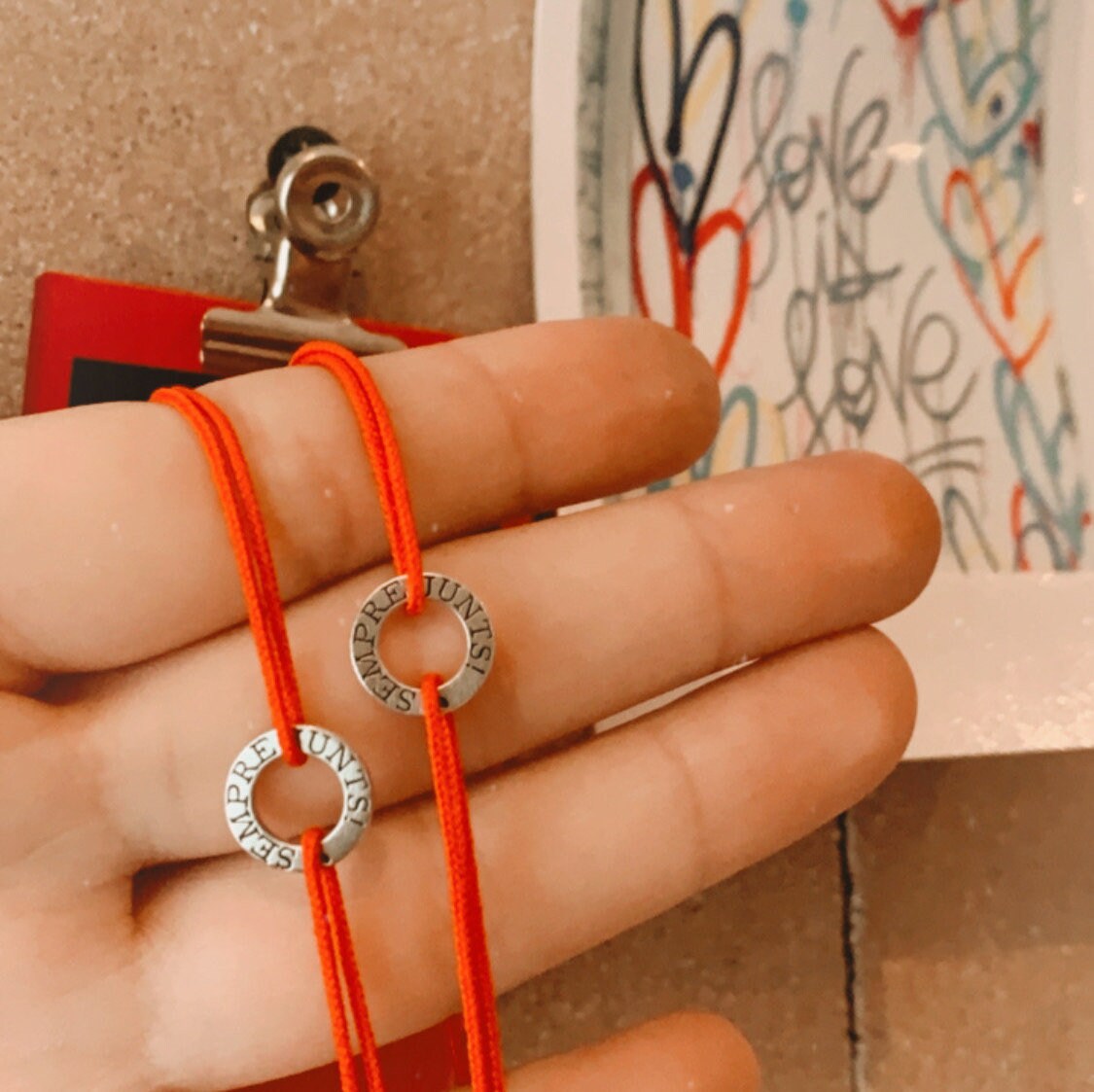 silver and adjustable bracelet \u00b7 Red thread thread of silver destiny bracelet Red thread destiny