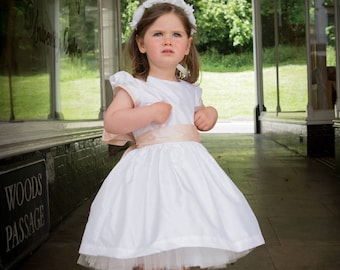 Sophie Flower Girl Dress 100% Silk