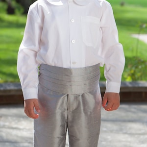 100% Silk Page Boy Cummerbund