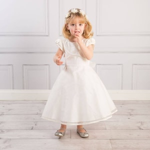 Matilda Silk Organza Flower Girl Dress image 1