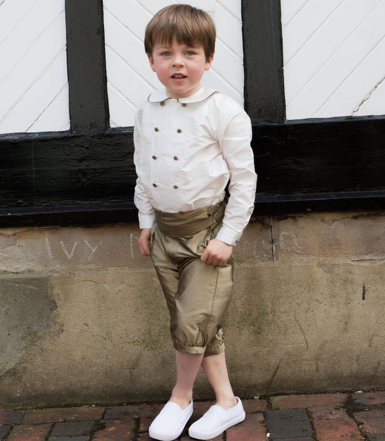 Charles Page Boy Knickerbockers Set 100 Silk Double Breasted Pageboy