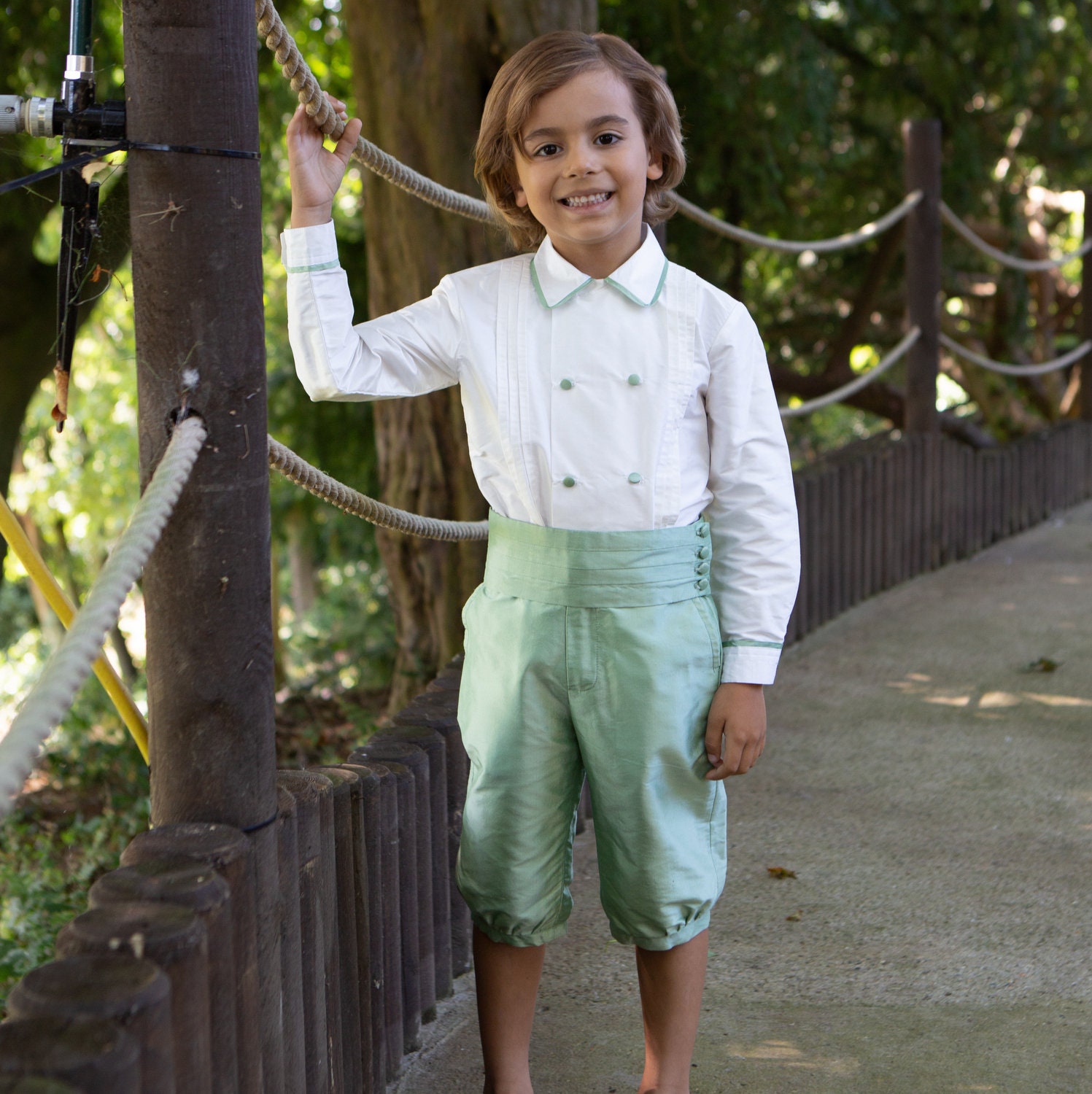 Page boy navy shorts and waistcoat sale