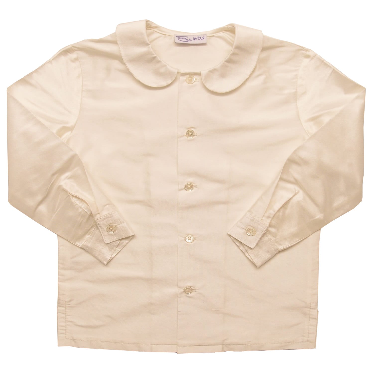 cream peter pan collar shirt