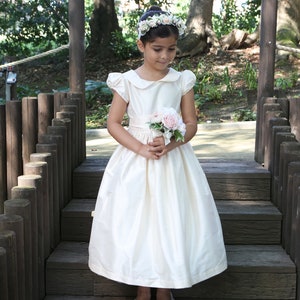 Alice Flower Girl Dress Communion Dress100% Silk