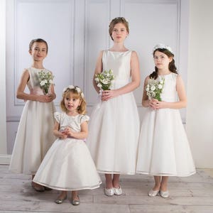 Matilda Silk Organza Flower Girl Dress image 3