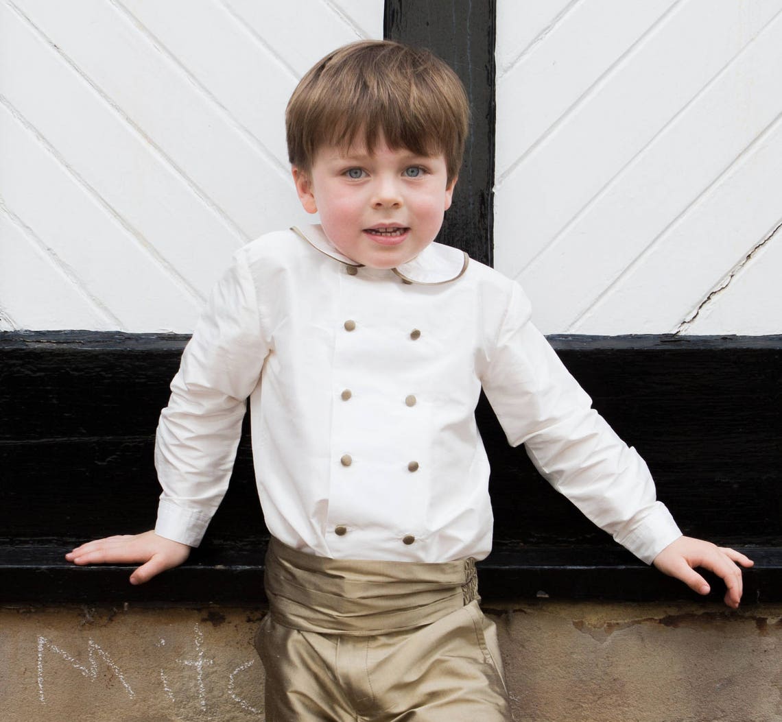 Charles Page Boy Knickerbockers Set 100 Silk Double Breasted Pageboy