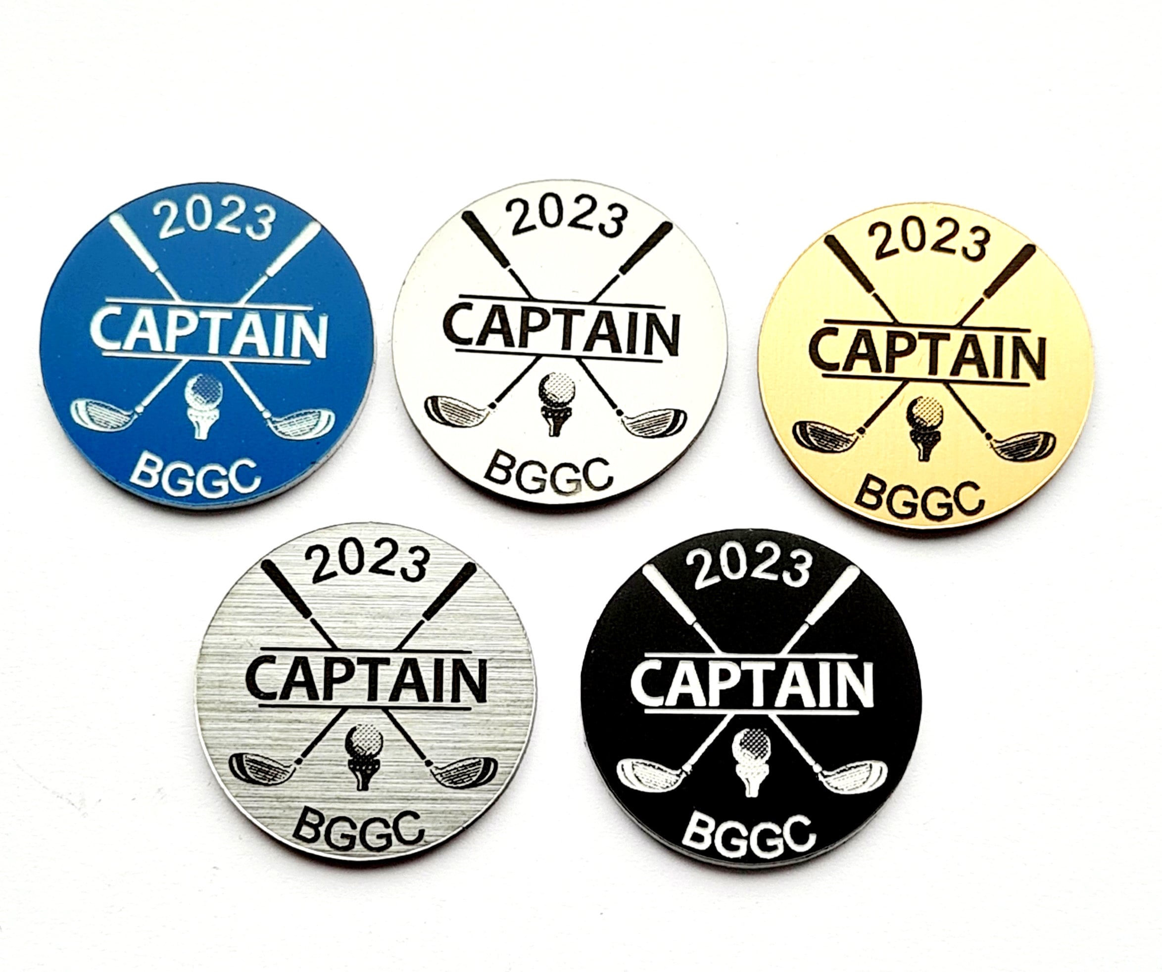 Personalised Custom Monogram Name Golf Ball Marker Great Birthday, Christmas or Father's Day Gifts For Golfers
