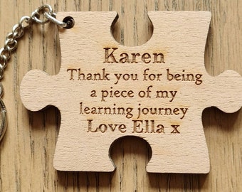 PERSONALISED THANK YOU CHRISTMAS GIFT FOR TEACHER GIFTS SCHOOL NURSERY KEYRING PERSONALISED THANK YOU CHRISTMAS GIFT FOR TEACHER GIFTS SCHOOL NURSERY KEYRING
