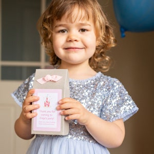 Personalised Enchanted Castle Theme Shortbread Biscuit Mix Kids Party Bag