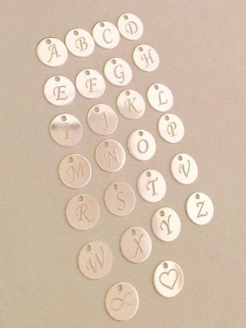 Custom Jewelry Personalized Layered Initial Discs Necklace Custom Initial Discs Mother\u2019s Day Gift Personalized Gift