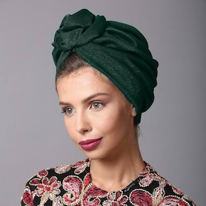 女性用ファッション フルターバン ヒジャブ、1950 年代のヴィンテージ レトロ スタイル ターバン、デザイナー イスラム教 ヒジャブ、ユダヤ教 ティシェル ヘッドラップ、ヘブライ語 ミトパハト